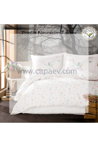 Çapa Home Poplin Nevresim Takımı %100 pamuk